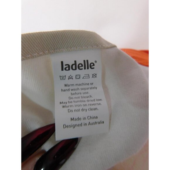 Ladelle Fall Leaves Pumpkins Apron - Ruffle Halter Cotton One Size - NWT - Picture 11 of 12